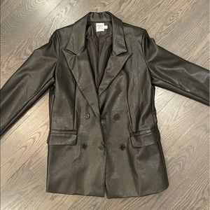 Princess polly leather blazer size s/m